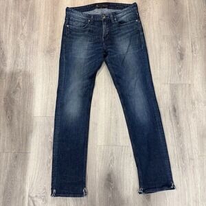 Guess Slim Straight Jeans Womens 31 Dark Wash Denim 33x33